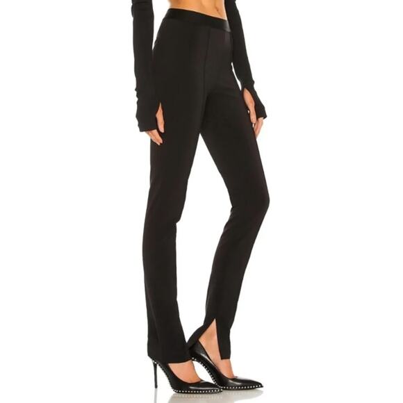 Helmut Lang Slit Legging Pants in Black - Picture 11 of 11